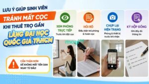 Kinh nghiệm thuê trọ gần Làng Đại học Quốc gia cho sinh viên 9 Lưu ý giúp sinh viên tránh mất cọc khi thuê trọ gần Làng Đại Học