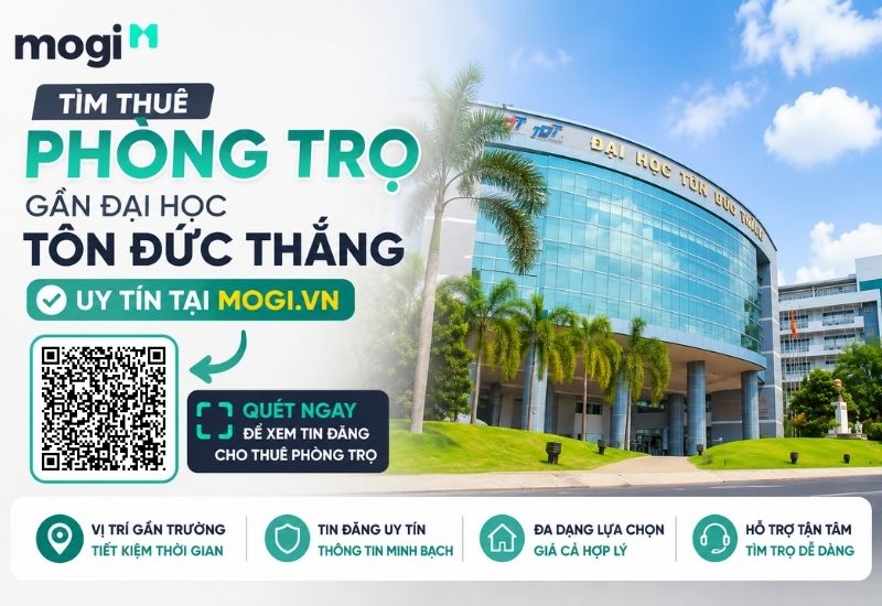Kinh nghiệm thuê trọ gần Đại Học Tôn Đức Thắng cho tân sinh viên 7 Tìm thuê phòng trọ gần Đại học Tôn Đức Thắng uy tín tại Mogi.vn