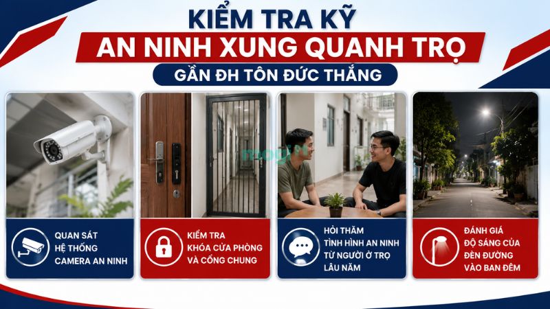 Kinh nghiệm thuê trọ gần Đại Học Tôn Đức Thắng cho tân sinh viên 5 Kiểm tra kỹ an ninh trọ gần Đại học Tôn Đức Thắng trước khi thuê
