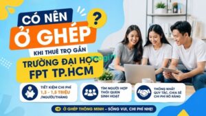 Kinh nghiệm thuê trọ gần trường Đại học FPT TP.HCM 8 Có nên ở ghép khi thuê phòng trọ gần Đại học FPT TP.HCM?