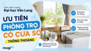 Kinh nghiệm thuê trọ gần trường Đại học Văn Lang 7 Khi thuê phòng trọ gần Trường Đại học Văn Lang, bạn nên ưu tiên phòng có cửa sổ thông thoáng