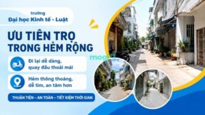 Kinh nghiệm thuê trọ gần trường UEL cho tân sinh viên 6 Hẻm rộng là một điểm cộng khi thuê trọ gần trường UEL