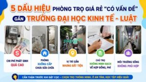 Kinh nghiệm thuê trọ gần trường UEL cho tân sinh viên 7 5 dấu hiệu giúp bạn tránh thuê nhầm phòng trọ gần trường UEL