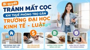 Kinh nghiệm thuê trọ gần trường UEL cho tân sinh viên 8 Bí quyết tránh mất cọc khi thuê phòng trọ gần trường UEL
