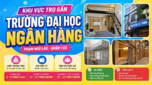 Kinh nghiệm thuê trọ gần trường Đại học Ngân Hàng 3 Khu vực trọ gần Trường Đại học Ngân hàng ở phường Sài Gòn (Quận 1 cũ)