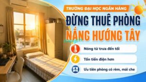Kinh nghiệm thuê trọ gần trường Đại học Ngân Hàng 6 Khi xem phòng trọ gần trường Đại học Ngân hàng, bạn nên ưu tiên khảo sát vào khoảng 14h – 16h để đánh giá đúng thực tế