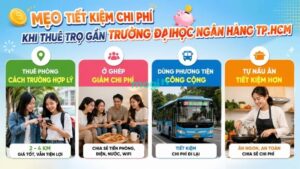 Kinh nghiệm thuê trọ gần trường Đại học Ngân Hàng 8 Mẹo tiết kiệm chi phí khi thuê trọ gần Đại học Ngân Hàng TP.HCM