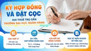 Kinh nghiệm thuê trọ gần trường Đại học Ngân Hàng 11 Khi thuê trọ gần Đại học Ngân hàng, sinh viên cần đọc kỹ các điều khoản trước khi ký hợp đồng