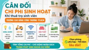 Sinh viên Cao đẳng Công Thương TP.HCM nên chủ động tính toán chi phí trước khi thuê