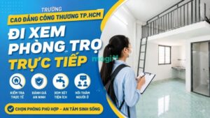 Sinh viên nên đi xem phòng trọ gần HITC trực tiếp để đánh giá đúng thực tế