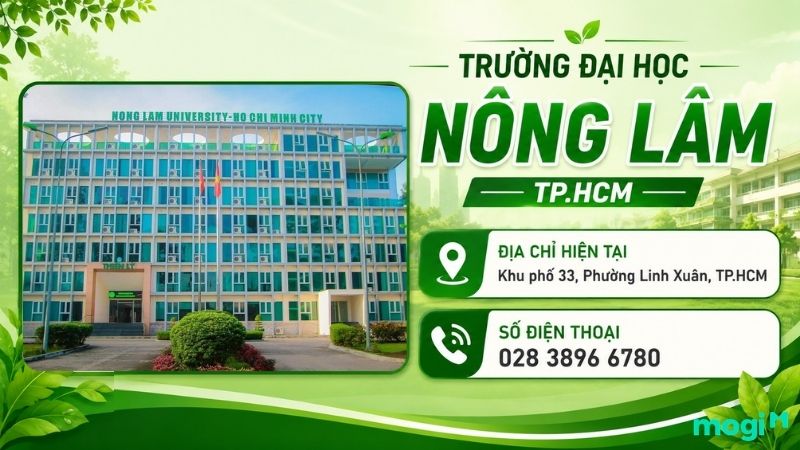 Địa chỉ và số điện thoại liên hệ Đại học Nông lâm TP.HCM