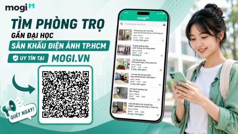 Kinh nghiệm thuê trọ gần trường Đại học Sân khấu Điện ảnh TP.HCM 7 Xem tin đăng phòng trọ gần Đại học Sân khấu Điện ảnh TP.HCM uy tín tại Mogi.vn