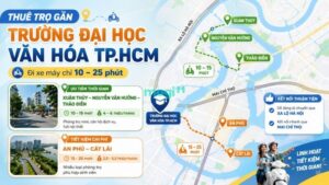 Kinh nghiệm thuê trọ gần trường Đại học Văn Hóa TPHCM 7 Khu vực thuê trọ thuận tiện đến trường Đại học Văn hóa cơ sở quận 2 bằng xe máy