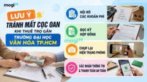 Kinh nghiệm thuê trọ gần trường Đại học Văn Hóa TPHCM 9 Lưu ý tránh mất cọc oan khi thuê trọ gần ĐH Văn Hóa TP.HCM