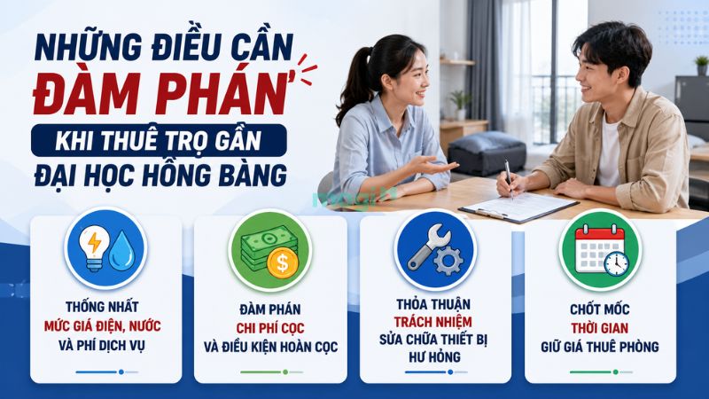 Kinh nghiệm thuê trọ gần trường Đại học Hồng Bàng 7 Điều cần đàm phán với chủ phòng trọ gần Đại học Hồng Bàng