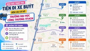Kinh nghiệm thuê trọ gần trường Đại học Công Thương 4 Phòng trọ gần HUIT trên đường Tây Thạnh thuận tiện đi học bằng xe buýt