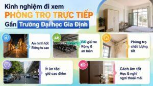 Kinh nghiệm thuê trọ gần trường Đại học Gia Định 4 Kinh nghiệm đi xem phòng trọ trực tiếp gần Trường Đại học Gia Định