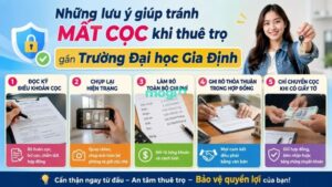 Kinh nghiệm thuê trọ gần trường Đại học Gia Định 5 Những lưu ý giúp tránh mất cọc khi thuê trọ gần Đại học Gia Định