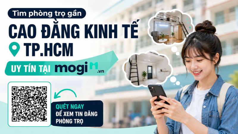 Kinh nghiệm thuê trọ gần Cao đẳng Kinh tế TP.HCM 7 Xem tin đăng phòng trọ gần Cao đẳng Kinh tế TP.HCM tại Mogi.vn